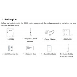 Industrial 4G mobile router -40°C - 70°C,VPN,SNMP