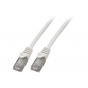 Patch Cat.6 (Klass E) U/UTP unshielded - White Patch Cat.6 (Klass E) U/UTP unshielded - White