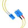Duplex Patchcable LC-SC 9/125µ, OS2, Flat Twin