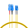 Duplex Patchcable LC-SC 9/125µ, OS2, Flat Twin