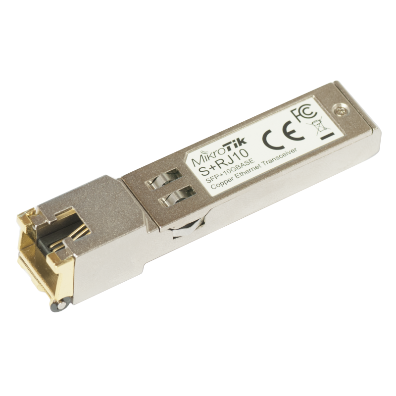 S+RJ10 RJ45 SFP+ 6-SPEED RJ-45 MODULE FOR UP TO 10 GBPS S+RJ10 RJ45 SFP+ 6-SPEED RJ-45 MODULE FOR UP TO 10 GBPS