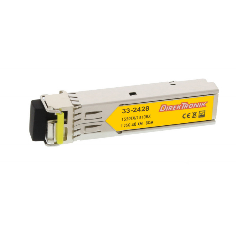 SFP BiDi WDM TX1550/RX1310 Singlemode LC 40km (EX) 1.25Gbps